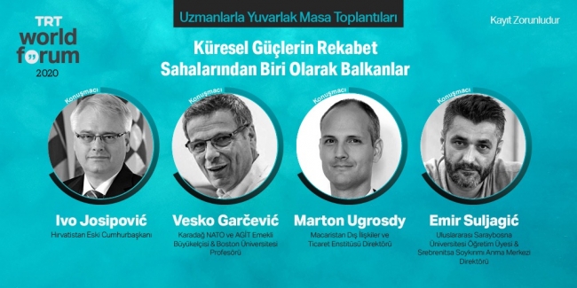 TRT World Forum 2020’de uzmanlarla yuvarlak masa toplantıları